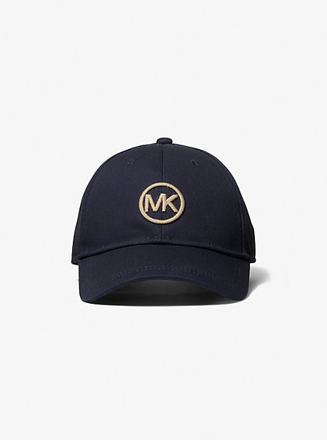 MK Casquette de baseball en coton brodé avec logo - BLEU MARINE(BLEU) - Michael Kors