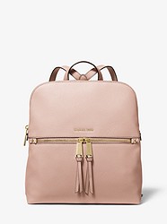 Rhea Medium Pebbled Slim Backpack - SOFT PINK - 30F0GEZB6V