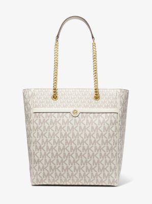 Michael Kors Blaire Large Logo Tote Bag In Natural | ModeSens