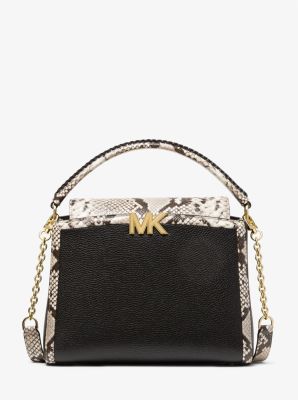 MICHAEL Michael Kors Karlie Medium Leather Satchel Bag