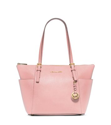 Jet Set Top-Zip Saffiano Leather Tote by Michael Kors