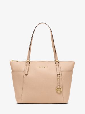 sullivan large saffiano leather top zip tote bag