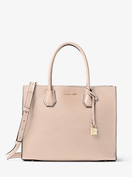 Mercer Large Leather Tote - SOFT PINK - 30F6GM9T3L