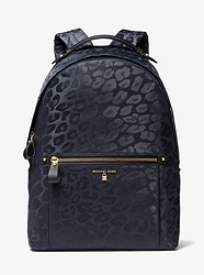 Kelsey Large Leopard Nylon Backpack - ADMIRAL - 30F7GO2B9J