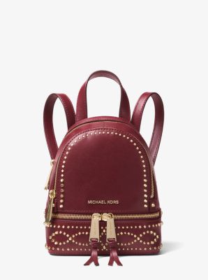 michael kors rhea mini studded backpack