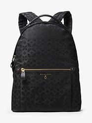 Kelsey Large Floral Nylon Backpack - BLACK - 30F8GO2B4J