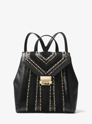 michael kors whitney backpack black