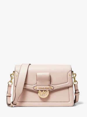 Sac porté épaule Jessie de taille moyenne en cuir grainé - ROSE DOUX(ROSE) - Michael Kors