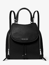 Viv Large Leather Backpack - BLACK - 30F9SVBB7L