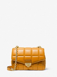 SoHo Small Quilted Leather Shoulder Bag - MARIGOLD - 30H0G1SL1T