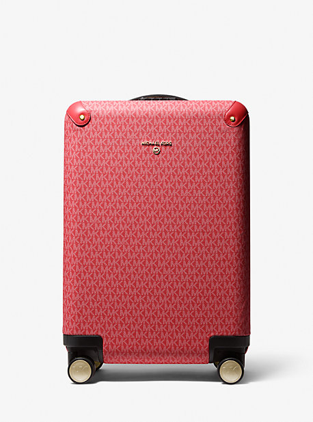 MK Logo Suitcase - Crimson - Michael Kors