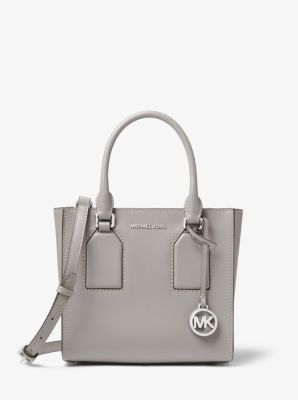 michael kors selby crossgrain leather messenger