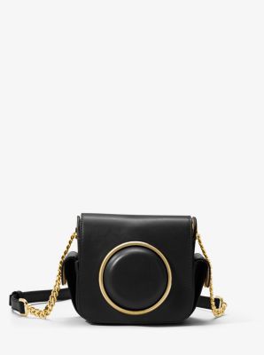 michael kors camera bag red