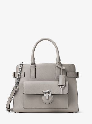 michael kors emma small leather satchel