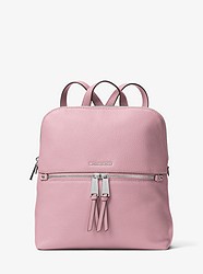 Rhea Medium Slim Leather Backpack - LILAC - 30H6SEZB2L
