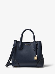 Mercer Gallery Small Pebbled Leather Satchel - ADMIRAL - 30H7GZ5T1T