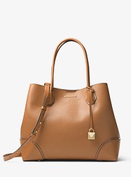 Mercer Gallery Large Leather Satchel - ACORN - 30H7GZ5T7A