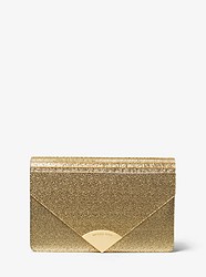 Barbara Metallic Envelope Clutch - GOLD - 30H7MB8C6U