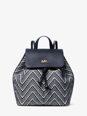 michael kors junie backpack black