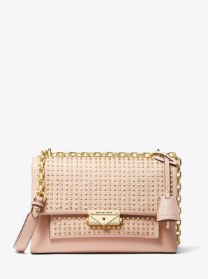 Sac porté épaule Cece convertible de taille moyenne en cuir à clous - ROSE DOUX(ROSE) - Michael Kors