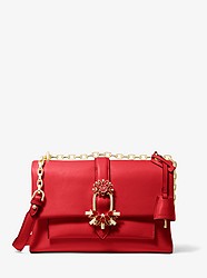 Cece Medium Leather Convertible Shoulder Bag - BRIGHT RED - 30H9G0EL6U