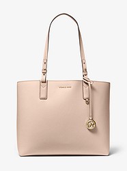 Cameron Large Leather Reversible Tote Bag - SFTPINK/FAWN - 30H9GR3T3L
