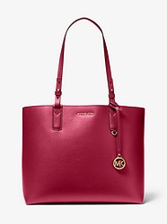 Cameron Large Leather Reversible Tote Bag - BERRY MULTI - 30H9GR3T3L