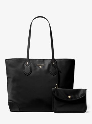 Grand cabas Eva en gabardine de nylon - NOIR(NOIR) - Michael Kors