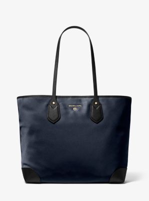 Grand cabas Eva en gabardine de nylon - BLEU MARINE MULTI(BLEU) - Michael Kors
