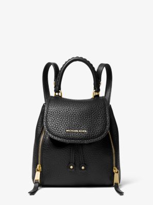 Petit sac à dos Viv en cuir grainé - NOIR(NOIR) - Michael Kors