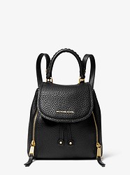 Viv Extra-Small Pebbled Leather Backpack  - BLACK - 30H9GVBB0L