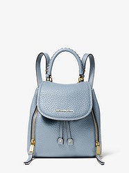 Viv Extra-Small Pebbled Leather Backpack  - PALE BLUE - 30H9GVBB0L