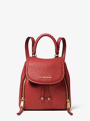 Viv Extra-Small Pebbled Leather Backpack  - TERRACOTTA - 30H9GVBB0L
