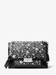 Cece Medium Star-Embellished Leather Convertible Shoulder Bag - BLACK - 30H9S0EL6Y