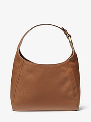 Fulton Large Pebbled Leather Shoulder Bag - LUGGAGE - 30S01FTL3L
