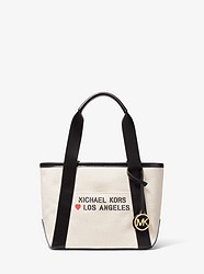 The Michael Small Canvas Los Angeles Tote Bag - NATURAL - 30S0G01T0I