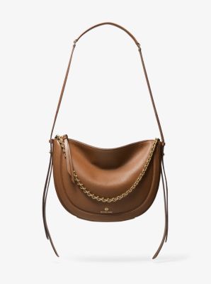 Grande besace Jagger en cuir grainé - VALISE(MARRON) - Michael Kors
