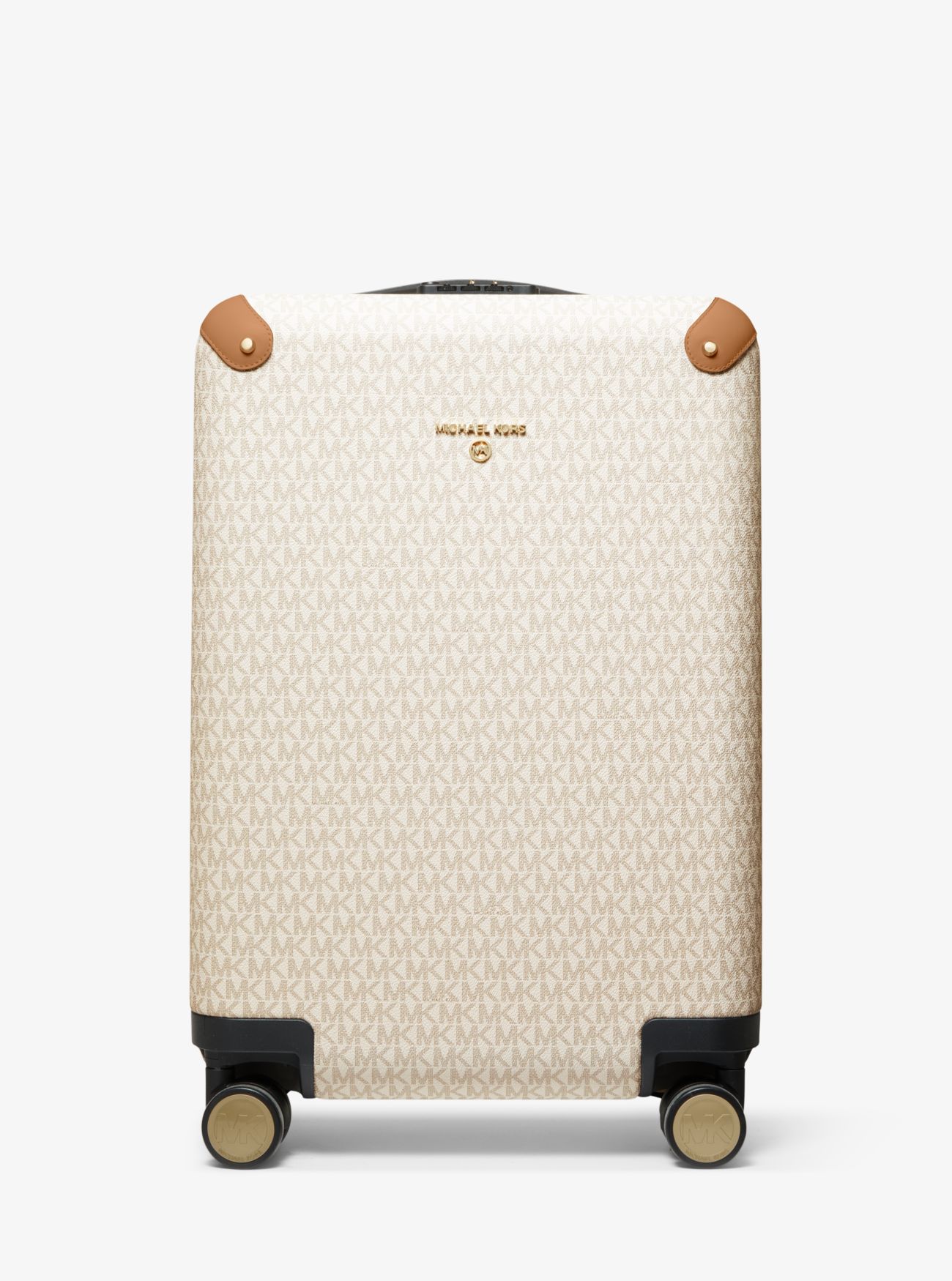 MK Logo Suitcase - Vanilla/acorn - Michael Kors