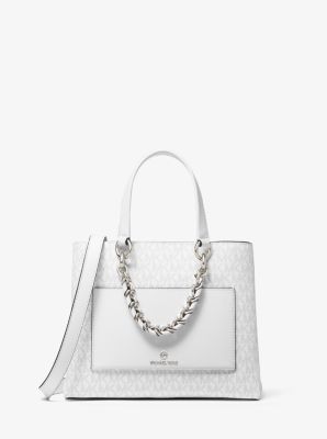 Petite besace Cece à logo et chaîne - BRIGHT WHT - Michael Kors
