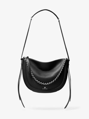 Grande besace Jagger en cuir grainé - NOIR(NOIR) - Michael Kors
