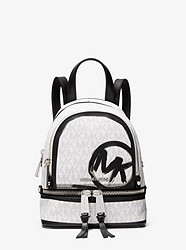 Rhea Mini Logo Backpack - WHITE COMBO - 30S0SEZB1B