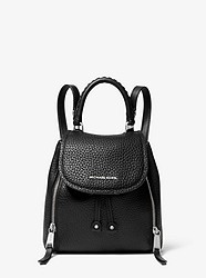 Viv Extra-Small Pebbled Leather Backpack - BLACK - 30S0SVBB0L