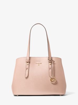 Michael Kors Soft Pink Saffiano Leather Multifunction Travel Tote Bag –  Design Her Boutique