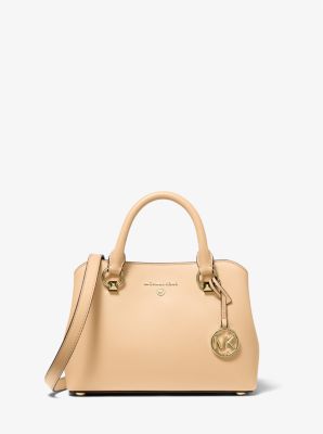 Edith Large Saffiano Leather Satchel