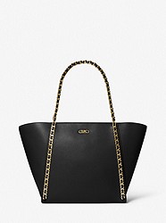 Westley Large Pebbled Leather Chain-Link Tote Bag - variant_options-colors-FINDBY-colorCode-name - 30S3G5WT7L