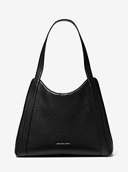 Rosemary Large Pebbled Leather Shoulder Bag - BLACK - 30S3G8DE3L