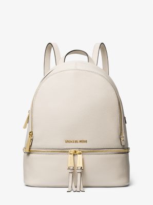 MK Rhea Medium Leather Backpack - Lt Cream - Michael Kors product