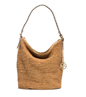 michael kors raffia tote