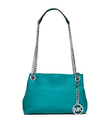 Jet Set Medium Leather Messenger by Michael Kors
