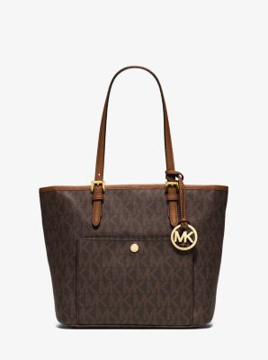 michael michael kors jet set medium logo tote bag